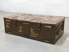 Genuine British Army Large Metal Ammo Ammunition Storage Box Tin Can Dated 1967 for sale  Shipping to South Africa