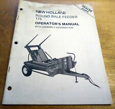 New Holland 175 Round Bale Feeder Operator's Manual NH for sale  Portland