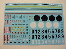 Carrera Decal Water Slider 1:24 124 Start Numbers Emblems etc.  for sale  Shipping to South Africa