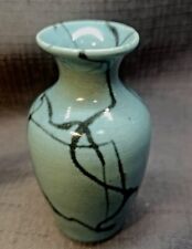 2 turquoise ceramic vases for sale  Dewey