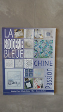 Broderie bleue. chine d'occasion  Tincques