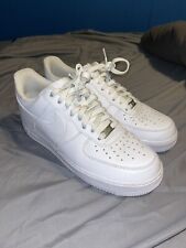 Size 10 - Nike Air Force 1 '07 Low Triple White for sale  Shipping to South Africa