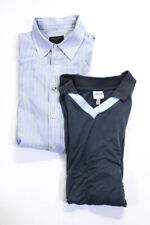 Lote 2 Camisas Armani Collezioni Rag & Bone Femininas Gola V Azul Tamanho M comprar usado  Enviando para Brazil