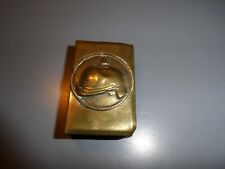 Antique brass matchbox for sale  WISBECH