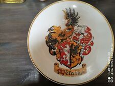 Używany, Ceramic plate - Melnik City Coat of Arms, vintage, 24.5 cm na sprzedaż  PL