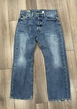 Usado, Jeans azul masculino Abercrombie & Fitch original 5 bolsos denim onça pesada 32x30 comprar usado  Enviando para Brazil