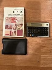 Calculadora financeira Hewlett Packard HP 12C dourada com estojo e livro, usado comprar usado  Enviando para Brazil