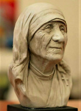 Usado, MADRE TERESA CALCUTA BUSTO 8" Estatua Figura MADRE SANTA ESCULTURA RELIGIÓN PAPA segunda mano  Argentina 