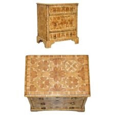 FINE ANTIQUE WILLIAM & MARY CIR 1700 PINE OYSTER LABURNUM WOOD CHEST OF DRAWERS for sale  Shipping to South Africa