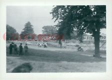 1950's Motorcycle Circuit Race Unidentified Track Photo 8, 3.25 x 2.25 inches, usato usato  Spedire a Italy