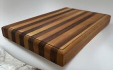 VTG Heavy Handmade Cutting Board Butchers Block Mixed Wood 14.5”x9.5”x1.75”EUC for sale  Shipping to South Africa