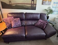 Leather sofa unit for sale  CALLINGTON