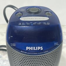 Rádio despertador Philips AJ3130 AM/FM alarme duplo "Gentle Wake" testado/funciona comprar usado  Enviando para Brazil