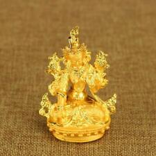 Used, Fengshui Tibetan Buddhism Green Tara Buddha Statue Golden Statue   for sale  Shipping to Canada