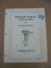 Johnson motors repair for sale  SHEFFIELD