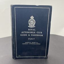 1926 rac guide for sale  WATERLOOVILLE