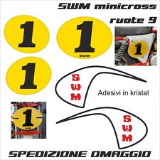 Adesivi swm minicross usato  Mozzate