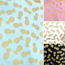 Pineapple cotton fabric for sale  Shipping to Ireland