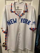 New York Knicks Basketball Garden Of Dreams Men’s White Shooting Shirt Medium for sale  Shipping to South Africa