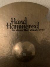 Used, SABIAN HAND HAMMERED HH THIN Crash 16/41 CM CYMBAL for sale  Shipping to South Africa