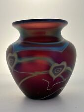 Okra Glass Richard Golding Bleeding Heart Glass Vase, used for sale  Shipping to South Africa