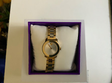 Relógio feminino Movado Bold SWISS quartzo dois tons cerâmica aço inoxidável 3600640 comprar usado  Enviando para Brazil