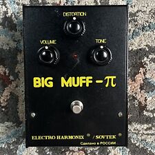 Usado, 1990 Electro Harmonix Sovtek Big Muff fonte bolha russa preta/amarela FuzzG119 comprar usado  Enviando para Brazil