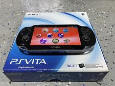 SONY PS Vita North American PCH-1001 Black Model OLED Wi-Fi w/ Charger Excellent, used for sale  Shipping to South Africa