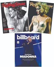 Portada de revista Madonna Brasil Rolling Stone + Valla publicitaria mayo 2024 2 revistas segunda mano  Embacar hacia Mexico