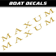 Maxum decals old for sale  Shipping to Ireland