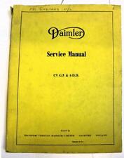 Manual de oficina para proprietários de ônibus DAIMLER CV G.5 e 6DD #D.2 comprar usado  Enviando para Brazil