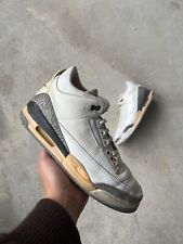 1988 Jordan 3 cemento blanco original de EE. UU. 9, usado segunda mano  Embacar hacia Mexico