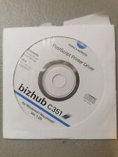 Konica Minolta Bizhub C351 PostScript Printer Driver Disc for sale  Shipping to South Africa
