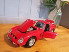 Ferrari 250 GTO red 1962 1:18 Scale Model Car by Bburago Inc Original Box Italy for sale  Shipping to South Africa