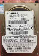 TOSHIBA 40 GB Interna 2.5" 16 MB IDE 5400 RPM MK4026GAX Hard Disk Drive HDD for sale  Shipping to South Africa