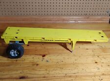 Vintage Johnny Express Deluxe Reading Corporation Yellow Flatbed Trailer Toy, used for sale  Shipping to Canada
