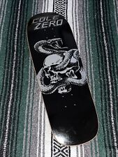 Chris Cole Zero Skull And Snake Skateboard Deck Shaped Cruiser Board, usado comprar usado  Enviando para Brazil