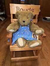 Wooden Decor Boyds Chair - Handmade By Appalachian Artisan. Comes With Bear for sale  Shipping to South Africa