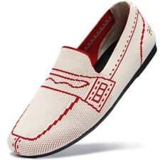 Sapatos baixos Bacia- Mocassins de malha confortáveis para negócios, tamanho: 10,5 M, branco, usado comprar usado  Enviando para Brazil