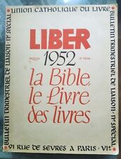 Liber trimestre 1952 d'occasion  Caen