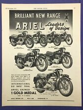 Ariel motorcycles 1955 for sale  BRIDPORT