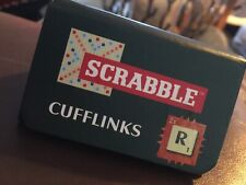 Scrabble cufflinks letter for sale  POOLE