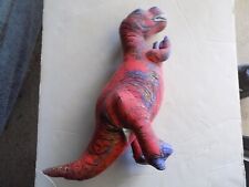 1992 Applause T-Rex Dinosaur 13” pano vermelho brinquedo de pelúcia serigrafia comprar usado  Enviando para Brazil