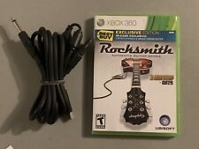 Rocksmith Microsoft Xbox 360 Game + Cable Genuine Original Complete for sale  Shipping to South Africa