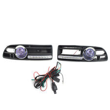 1 Par de LUZ DE NEBLINA PARA GRADE DE CARRO Ajuste PARA VW JETTA BORA MK4 99-04 LED DRL Lente Azul PA comprar usado  Enviando para Brazil