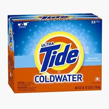 Tide Coldwater Fresh Scent Powder Laundry Detergent 53 Loads 98 Oz, used for sale  Shipping to South Africa