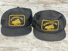 Usado, Vintage Hardings Inc Chapéu de Construção Snapback Cap Patch Lote De 2 K Produtos comprar usado  Enviando para Brazil