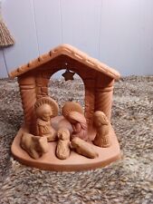 Terracotta nativity christmas for sale  Riesel
