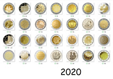 2 Euro 2020 Commemorative Coin-all countries available-birds. til salg  Sendes til Denmark
