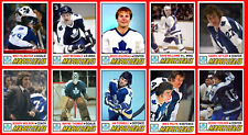 TARJETAS DE HOCKEY Toronto Maple Leafs HECHAS A MEDIDA Como 1977-78 31 Diferentes U-ELIGE segunda mano  Embacar hacia Argentina